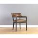 Brylea Brown / Shalimar Tobacco Leather Dining Armchair